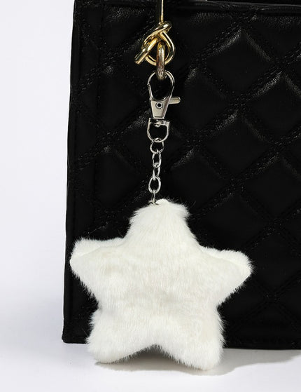 Autumn And Winter New Five-pointed Star Plush Key Chain Pendant