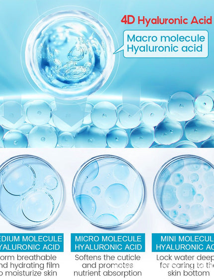 Hyaluronic Acid Face Serum Anti-Aging Shrink Pore Whitening Moisturizing Face Cream Dry Skin Care