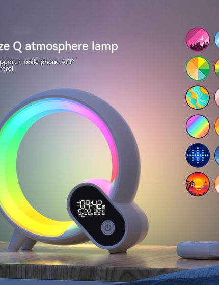 Creative Q Light Analog Sunrise Digital Display Alarm Clock